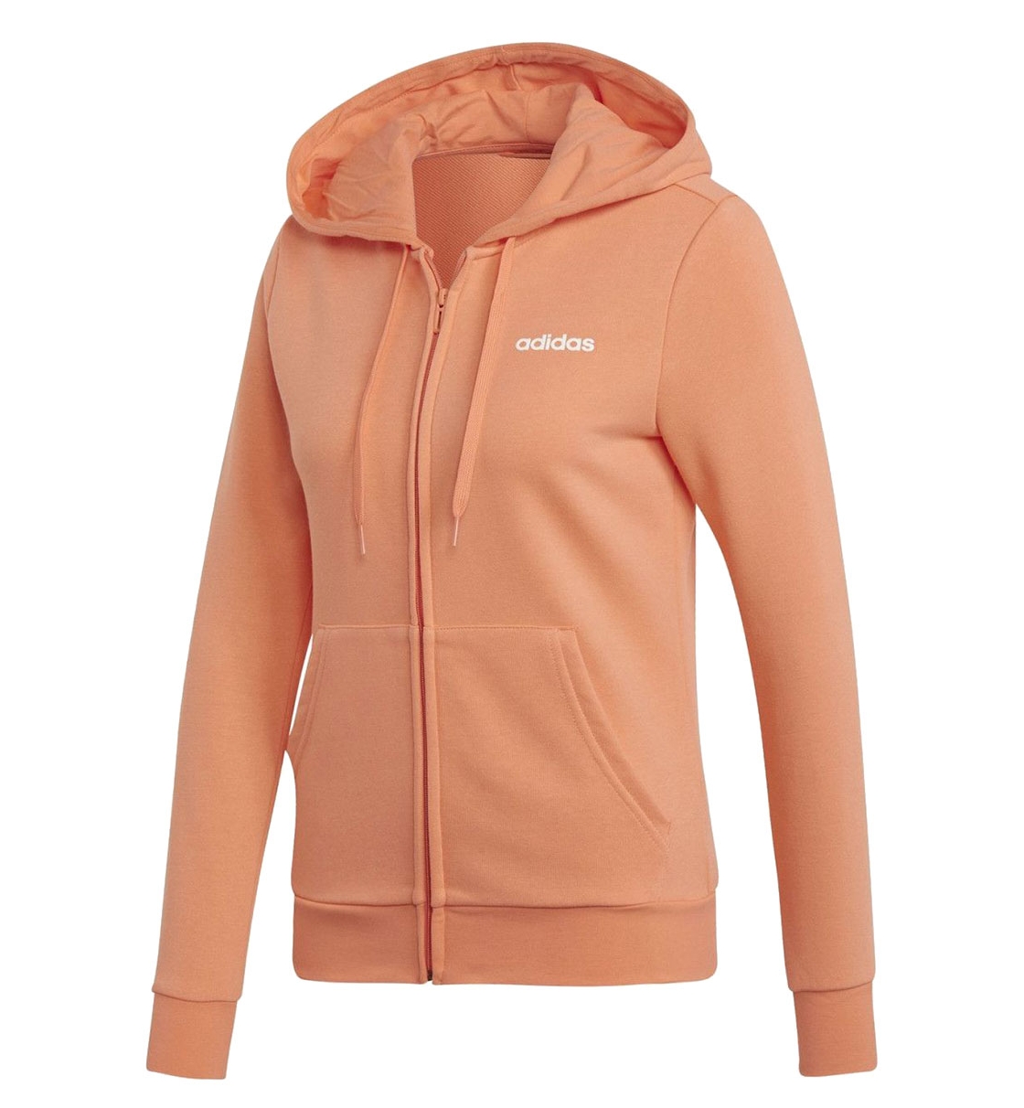 Adidas Gynaikeia Zaketa Me Koykoyla Fw19 Essentials Solid Full Zip