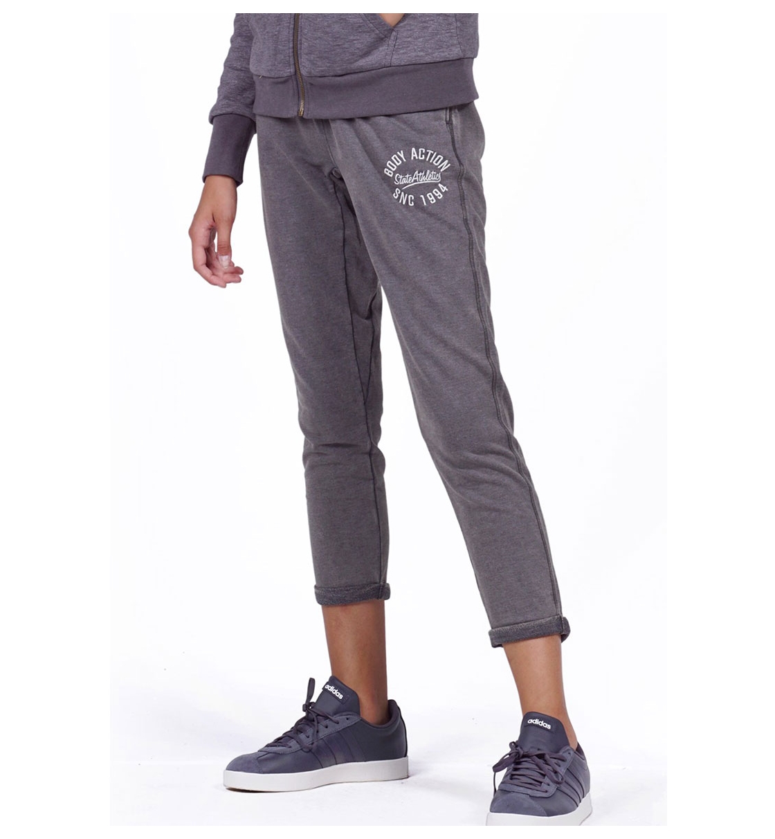 rolled hem sweatpants