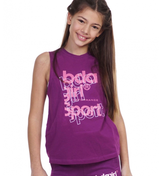 Body Action Παιδική Αμάνικη Μπλούζα Ss21 Girl'S Workout Vest 042101