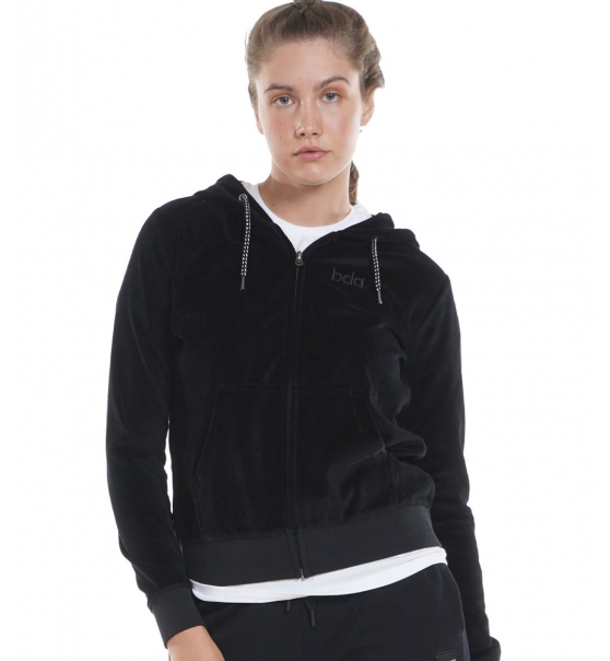 Body Action Γυναικεία Ζακέτα Με Κουκούλα Fw21 Women'S Velour Hoodie Jacket 071121