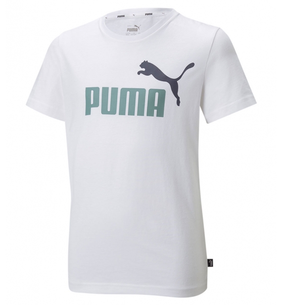 Puma Παιδική Κοντομάνικη Μπλούζα Ss22 Ess+ 2 Col Logo Tee B 586985