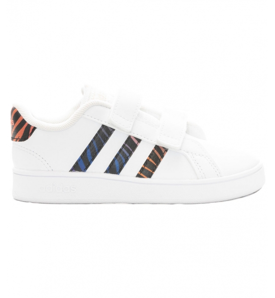 adidas Bebe Παπούτσι Μόδας Ss22 Grand Court Tiger-Print Shoes GZ1079