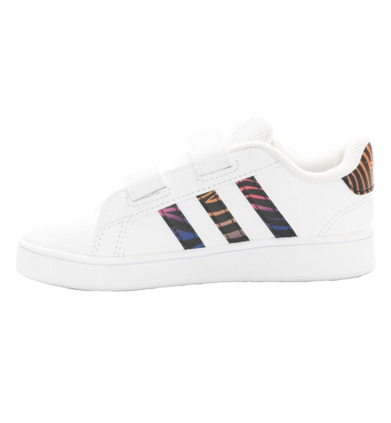 Adidas Ss22 Grand Court Tiger-Print Shoes