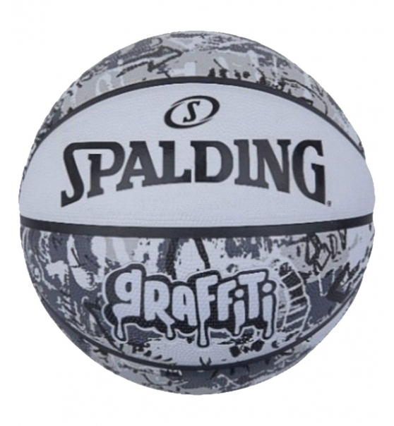 Spalding Μπάλα Basket Ss22 2021 White Graffiti Sz7 84-375Z1