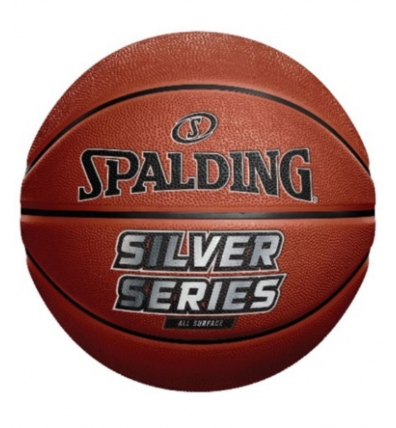 Spalding Μπάλα Basket Ss22 2021 Silver Series Rubber Sz7 84-541Z1