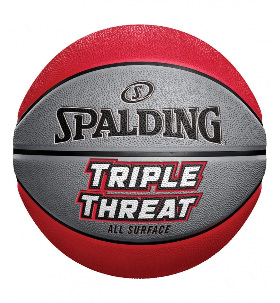 Spalding Μπάλα Basket Ss22 2021 Triple Threat Rubber Sz7 84-546Z1