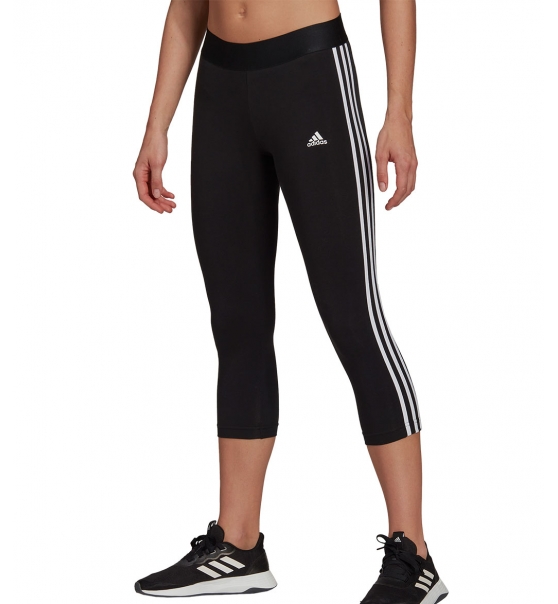 adidas Γυναικείο Αθλητικό Κολάν Κάπρι Ss22 Essentials 3-Stripes 3/4 Length Leggings HG5880