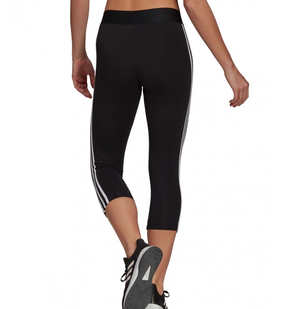 adidas Γυναικείο Αθλητικό Κολάν Κάπρι Ss22 Essentials 3-Stripes 3/4 Length Leggings HG5880