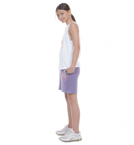 Body Action Ss22 Girl'S French Terry Shorts