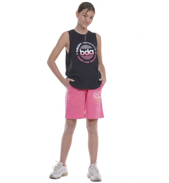 Body Action Παιδική Αθλητική Βερμούδα Ss22 Girl'S French Terry Shorts 032201