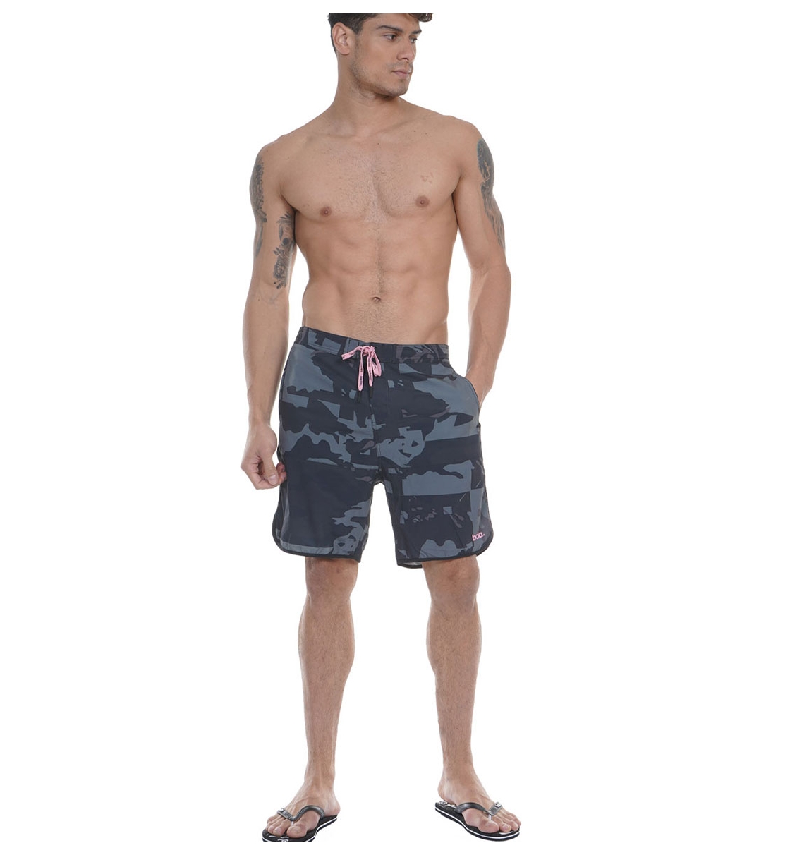 Body Action Ανδρική Αθλητική Βερμούδα Ss22 Men'S Board Shorts 033230
