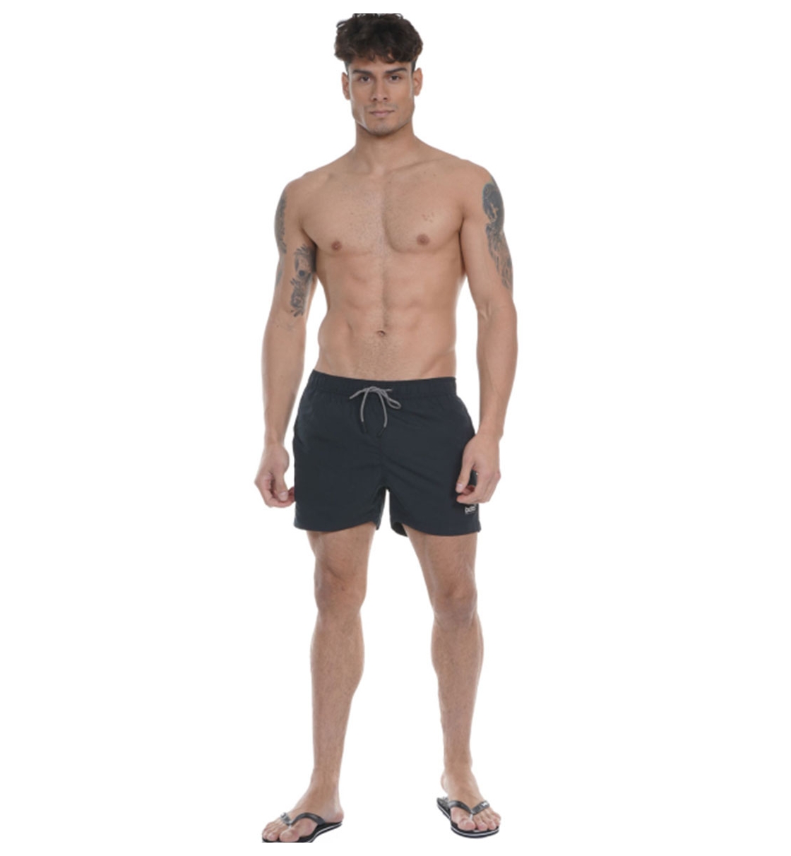 Body Action Ss22 Men'S Short Length Swim Shorts