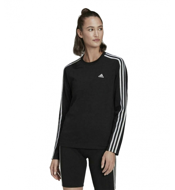 adidas Γυναικεία Μακρυμάνικη Μπλούζα Fw22 Essentials 3-Stripes Long-Sleeve Top HF7261