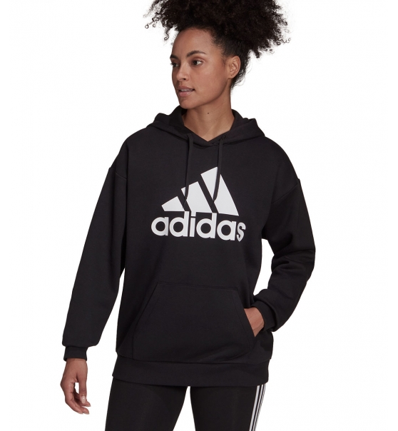 adidas Γυναικείο Φούτερ Με Κουκούλα Essentials Logo Boyfriend Fleece Hoodie HD1756