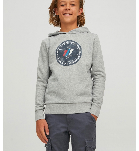 Jack & Jones Παιδικό Φούτερ Με Κουκούλα Fw22 Jornate Sweat Hood Sn Jnr 12216911