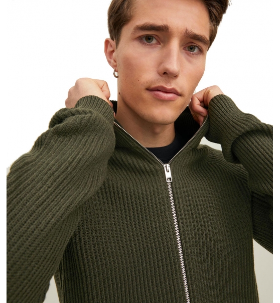 Jack & Jones Ανδρική Ζακέτα Fw22 Jjpannel Knit Zip Cardigan Pre 12220819