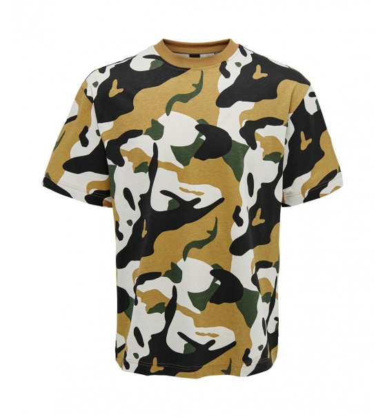 Only & Sons Fw22 Onsfloyd Rlx Camo Aop Ss Tee 22024802