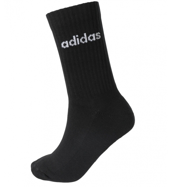 adidas Αθλητικές Κάλτσες Κοντές  Linear Crew Cushioned Socks 3 Pairs Ic1301