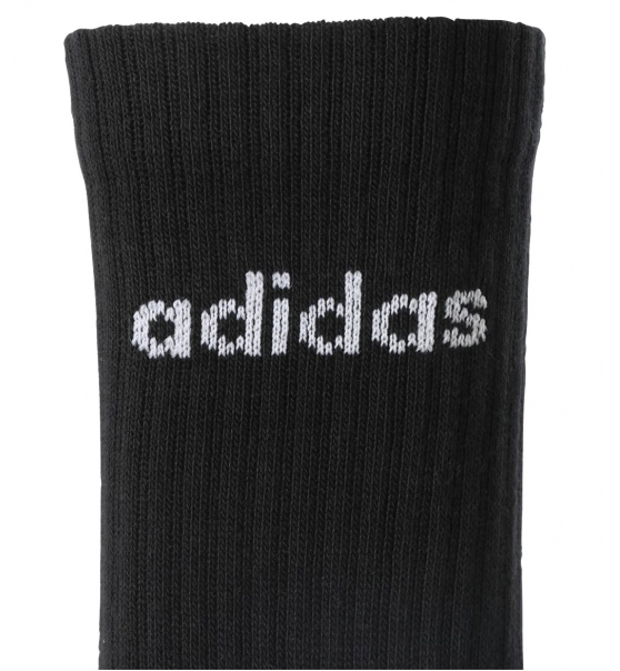 adidas Αθλητικές Κάλτσες Κοντές  Linear Crew Cushioned Socks 3 Pairs Ic1301