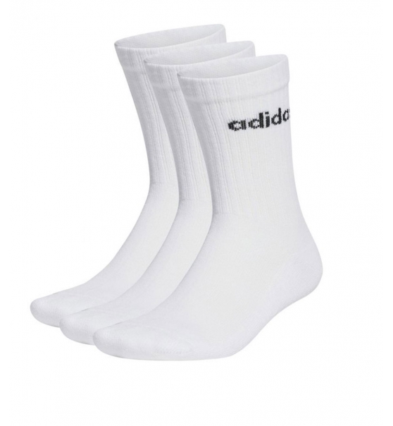 Adidas  Linear Crew Cushioned Socks 3 Pairs Ht3455