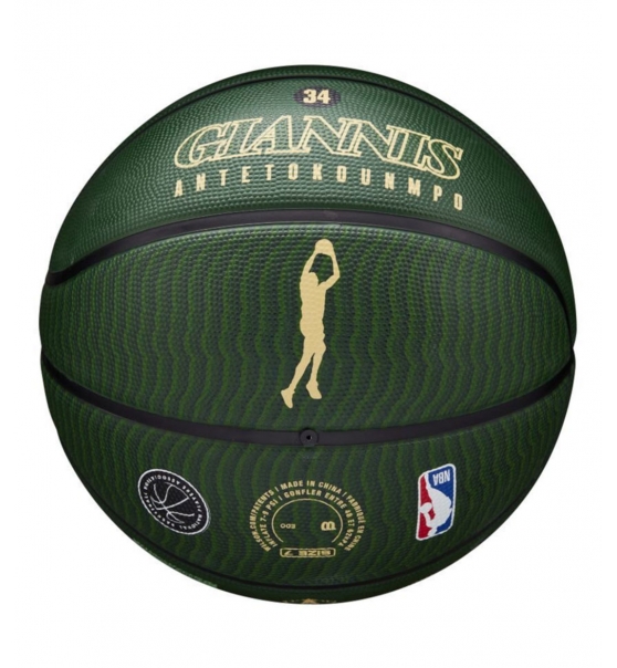 Wilson Μπάλα Basket  Nba Player Icon Outdoor Bskt Giannis 7 Wz4006