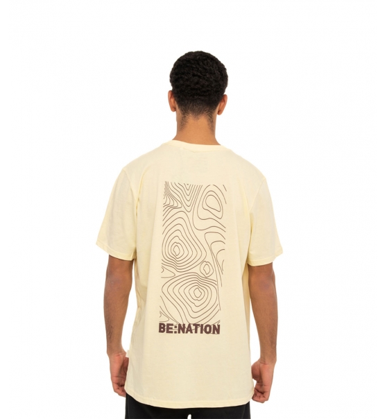 Be:Nation Ss23 Oversized Geo Map S/S Tee 05312308