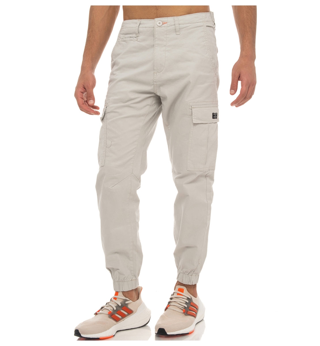 Be:Nation Ανδρικό Υφασμάτινο Παντελόνι Ss23 Cargo Pants (Elastic Hem) 02312304