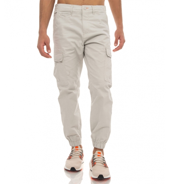 Be:Nation Ανδρικό Υφασμάτινο Παντελόνι Ss23 Cargo Pants (Elastic Hem) 02312304