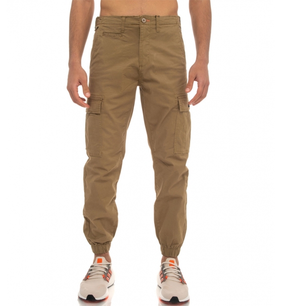 Be:Nation Ανδρικό Υφασμάτινο Παντελόνι Ss23 Cargo Pants (Elastic Hem) 02312304