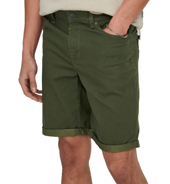 Only & Sons Ss23 Ανδρική Βερμούδα Onsply Life Reg Twill 4451 Shorts 22024451