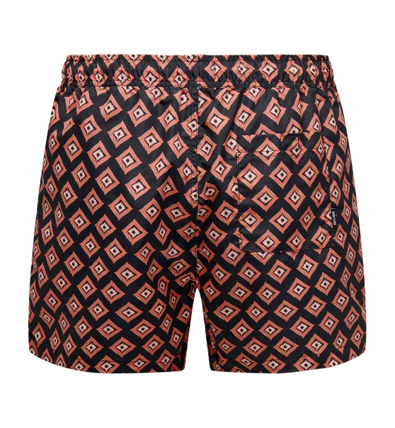 Only & Sons Ss23 Onsted Life Short Swim Retro Aop 22026146
