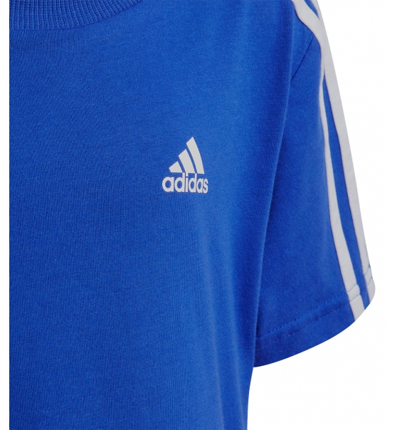 adidas Παιδική Κοντομάνικη Μπλούζα Ss23 Essentials 3-Stripes Tee And Shorts Set Ic3840