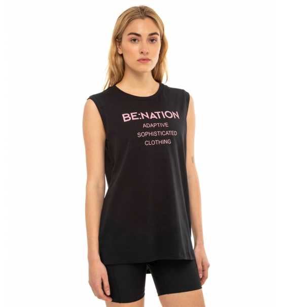 Be:Nation Γυναικεία Αμάνικη Μπλούζα Ss22 Essentials Sleeveless Tee 04112302