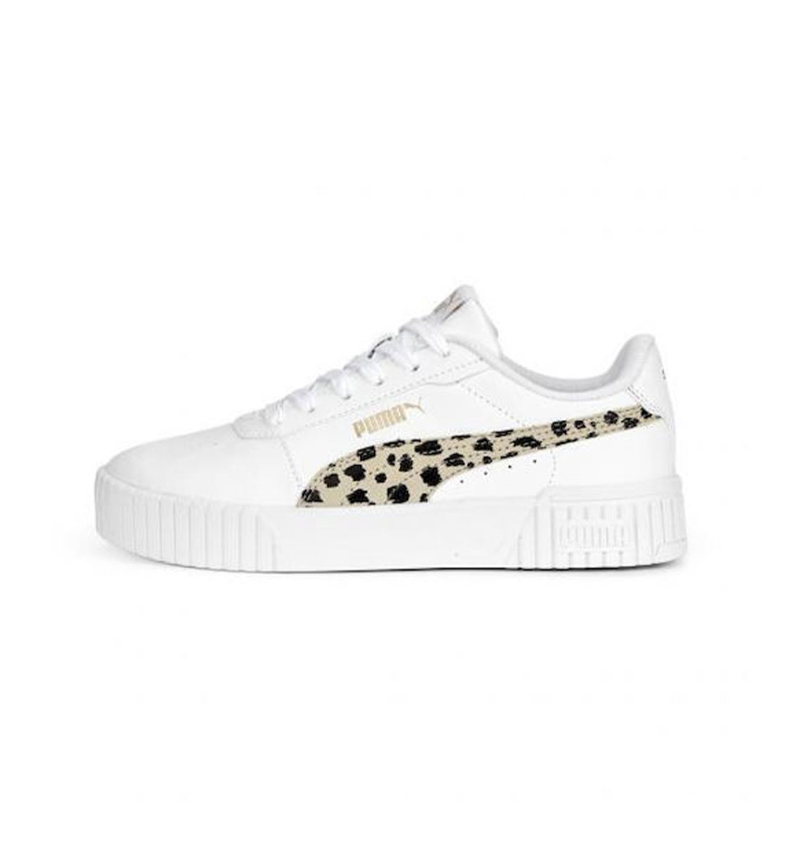 Puma Εφηβικό Παπούτσι Μόδας Ss23 Carina 2.0 Animal Jr Puma White 392024