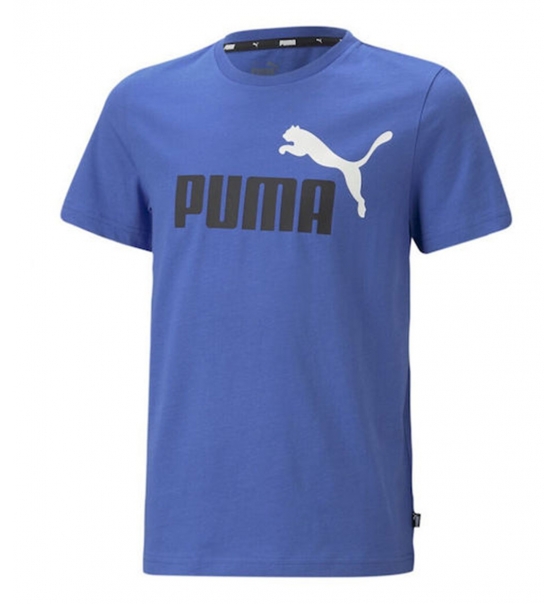 Puma Παιδική Κοντομάνικη Μπλούζα Ss22 Ess+ 2 Col Logo Tee B 586985