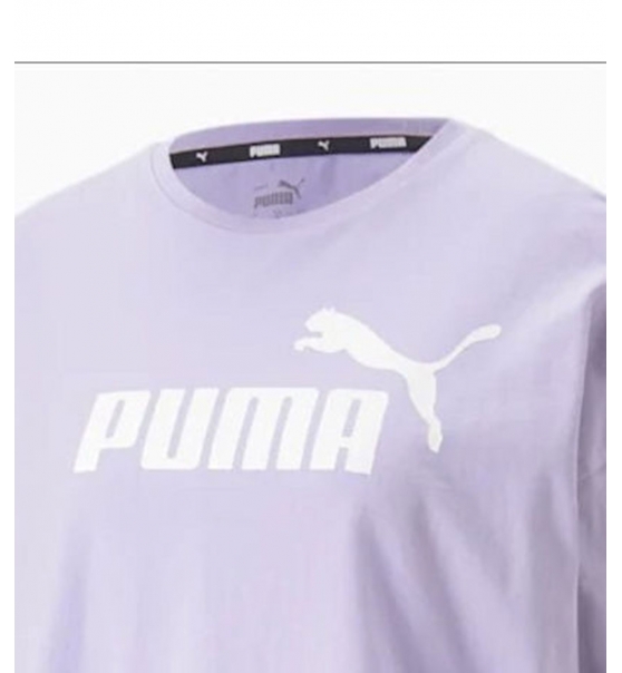 Puma Ss22 Ess Cropped Logo Tee