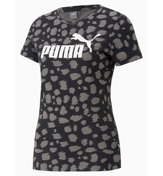 Puma Γυναικεία Κοντομάνικη Μπλούζα Ss23 Ess+ Animal Aop Tee 675176