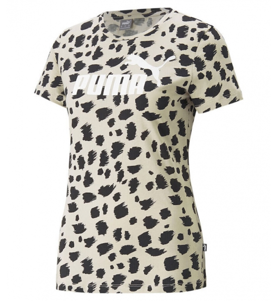 Puma Γυναικεία Κοντομάνικη Μπλούζα Ss23 Ess+ Animal Aop Tee 675176