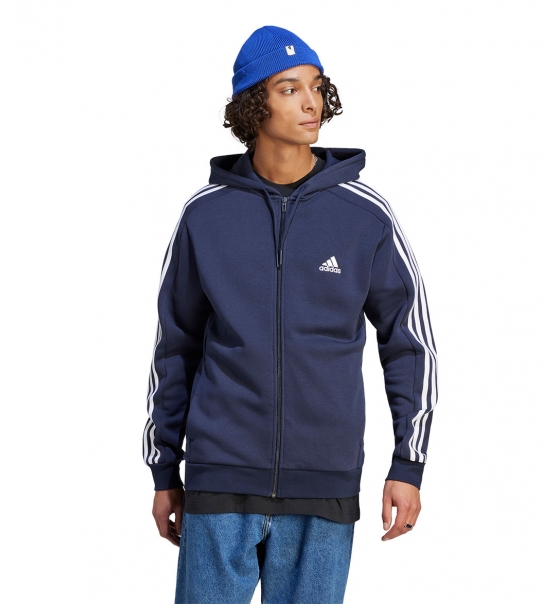 adidas Ανδρική Ζακέτα Με Κουκούλα Fw22 M 3S Fl Fz Hd Ij6478