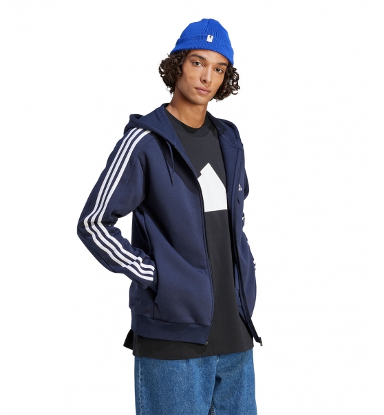 adidas Ανδρική Ζακέτα Με Κουκούλα Fw22 M 3S Fl Fz Hd Ij6478