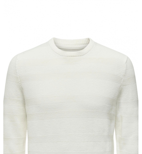 Only & Sons Fw22 Onsmajor Reg 12 Solid Crew Knit 22027131