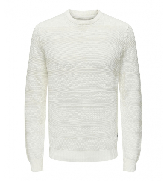 Only & Sons Fw22 Onsmajor Reg 12 Solid Crew Knit 22027131