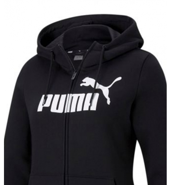 Puma Γυναικεία Ζακέτα Με Κουκούλα Fw22 Essential Logo Full-Zip Hoody 586806