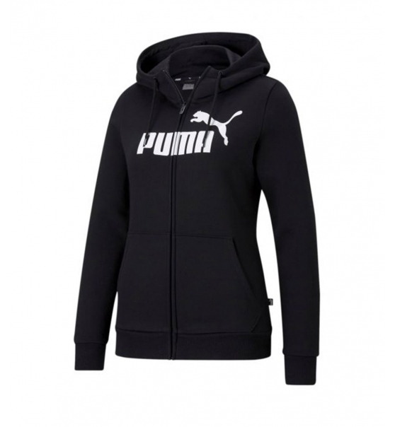 Puma Γυναικεία Ζακέτα Με Κουκούλα Fw22 Essential Logo Full-Zip Hoody 586806