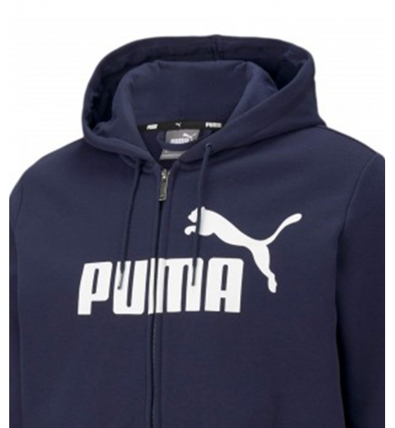 Puma Ανδρική Ζακέτα Με Κουκούλα Fw22 Ess Big Logo Fz Hoodie Fl 586698