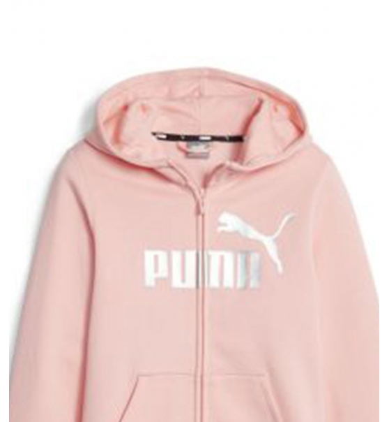 Puma Παιδική Ζακέτα Με Κουκούλα Fw22 Ess+ Logo Full-Zip Hoodie Fl G 672113