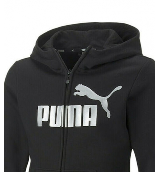 Puma Παιδική Ζακέτα Με Κουκούλα Fw22 Ess+ Logo Full-Zip Hoodie Fl G 672113