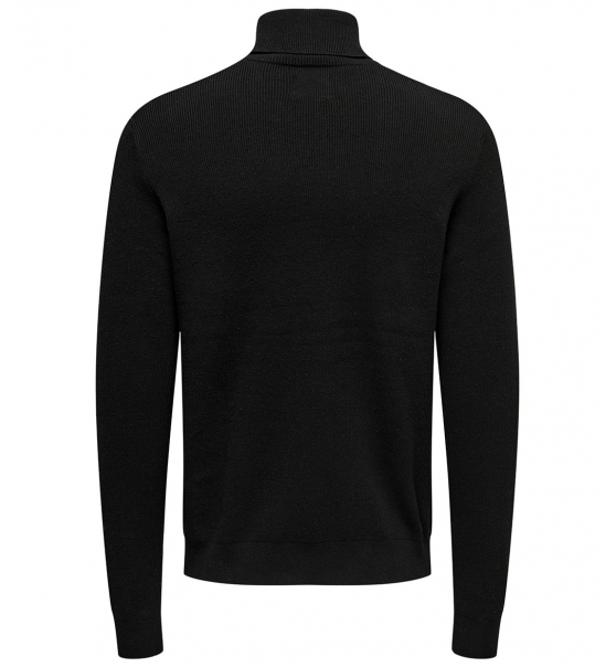 Only & Sons Fw22 Ανδρικό Πουλόβερ Onsphil Reg 12 Struc Roll Neck Knit Noos 22023202