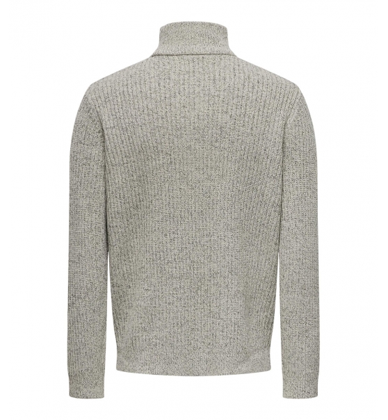 Only & Sons Fw22 Ανδρικό Πουλόβερ Onsmalaki Reg 7 High Neck Knit 22027148