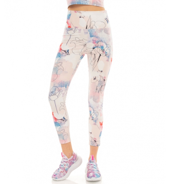 Be:Nation Γυναικείο Αθλητικό Κολάν Ss22 Printed 7/8 Leggings 01112304